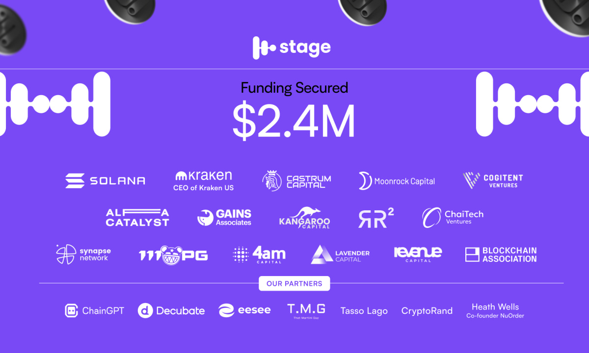 Stage secures $2.4M to transform music industry