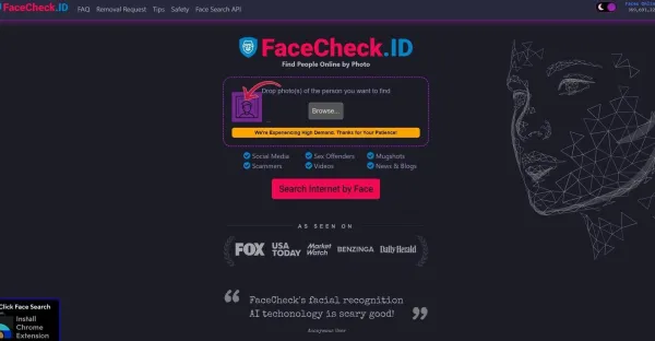 FaceCheck ID - Image Search for Android - Free App Download