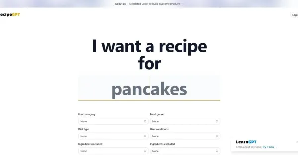 RecipeGPT