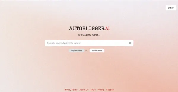 Autoblogger AI