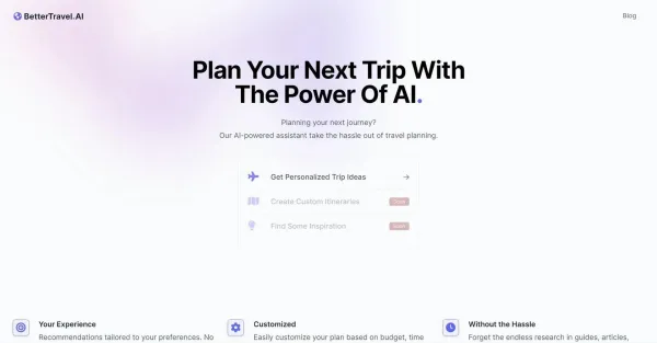 BetterTravel AI