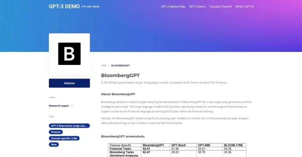 BloombergGPT