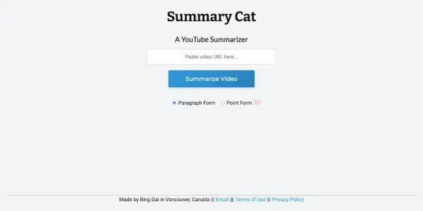 Summary Cat