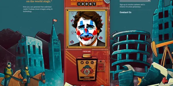 Justin Trudeau Clown Generator