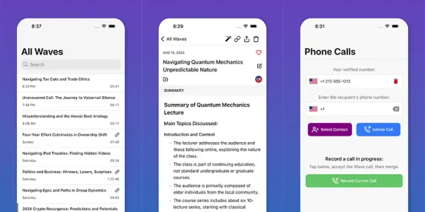 Wave AI Note Taker for iOS