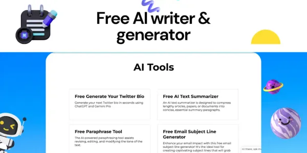 Free AI Writing &amp; Generators Tools