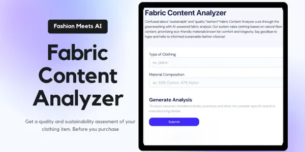 Fabric Content Analyzer