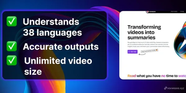 Voxweave – YouTube Video to Mind Map